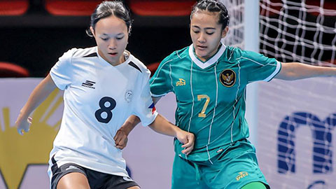 Thắng thuyết phục, nữ futsal Indonesia đứng hạng ba